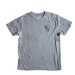 GOAT USA Gray TEAM USA PARIS Olympics Tshirt Mens Medium EUC